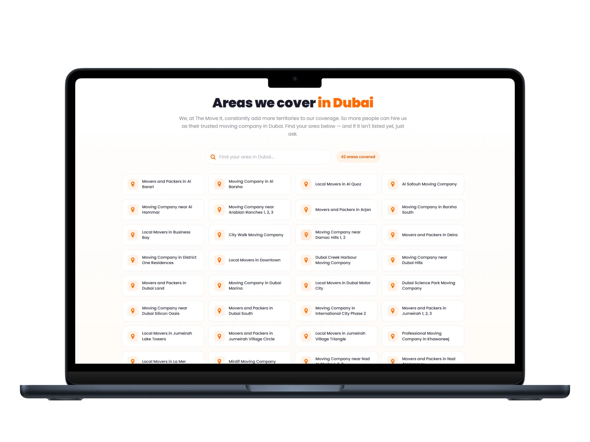 The Move It Areas we serve